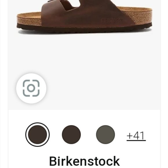 NEW Sandals Birkenstock Germany natural leather & cork US size 11, blue & tan, - Picture 2 of 2